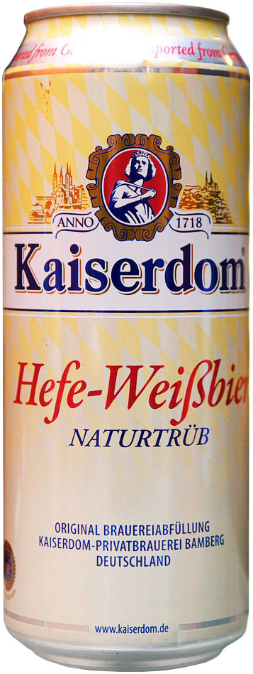 Kaiserdom, Hefe-Weissbier, in can | Кайзердом, Хефе-Вайссбир, в жестяной банке