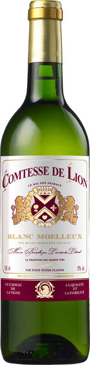 Comtesse de Lion Blanc Moelleux | Комтесс де Лион Белое полусладкое 750 мл