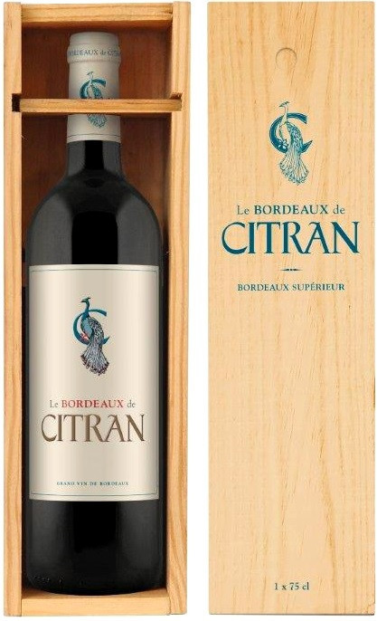 Купить Le Bordeaux de Citran Rouge Bordeaux AOC wooden box в Москве