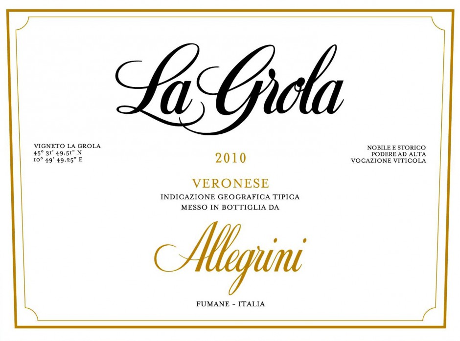 Allegrini, La Grola, Veronese | Аллегрини, Ла Грола, Веронезе