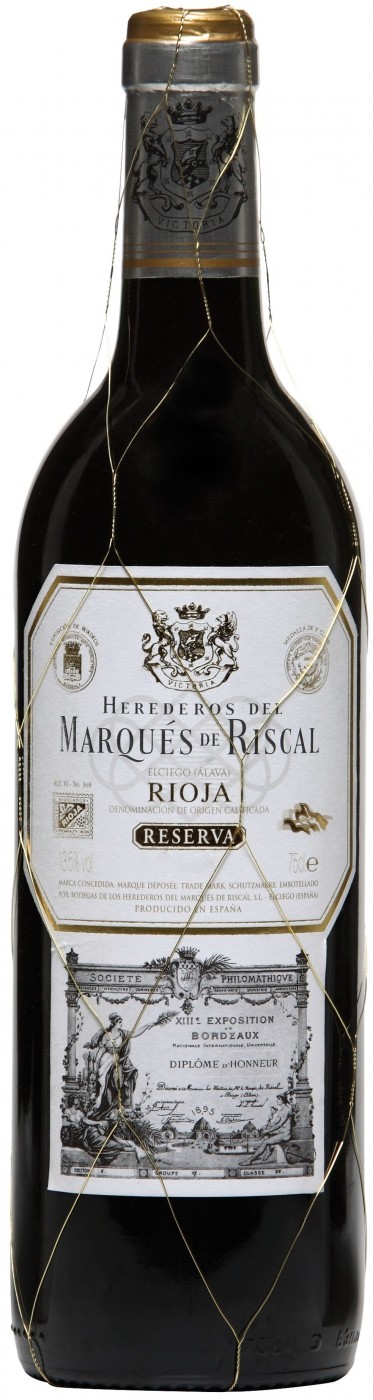 Herederos del Marques de Riscal Reserva Rioja DOC gift box | Эредерос дель Маркес де Рискаль Ресерва в подарочной коробке 750 мл