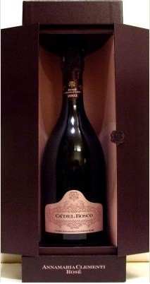 Купить Wine Ca del Bosco Cuvee Annamaria Clementi Rose Extra Brut Franciacorta DOCG gift box в Москве