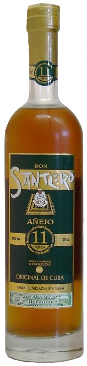 Santero 11 Anos gift box 0.7 л | Сантеро 11-летний в подарочной коробке 700 мл