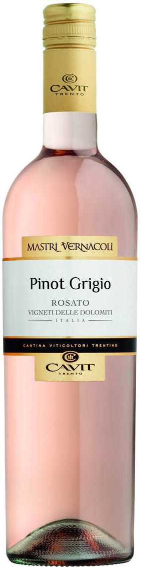 Mastri Vernacoli, Pinot Grigio Rosato, Vigneti delle Dolomiti