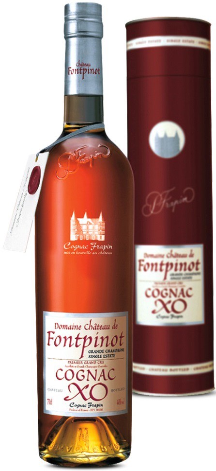 Купить Frapin, Chateau de Fontpinot, XO, Grande Champagne, Premier Grand Cru Du Cognac, gift box в Москве