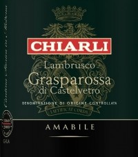 Wine Lambrusco Grasparossa di Castelvetro DOC 375 мл | Игристое вино Ламбруско Граспаросса ди Кастельветро 0.375 литра