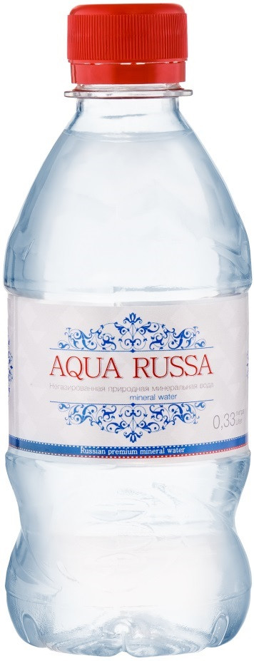 Aqua Russa Sparkling PET 0.33 л | Аква Русса Газированная в пластиковой бутылке 330 мл