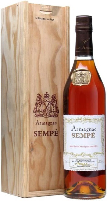 Купить Armagnac Sempe, Millesime, wooden box в Москве