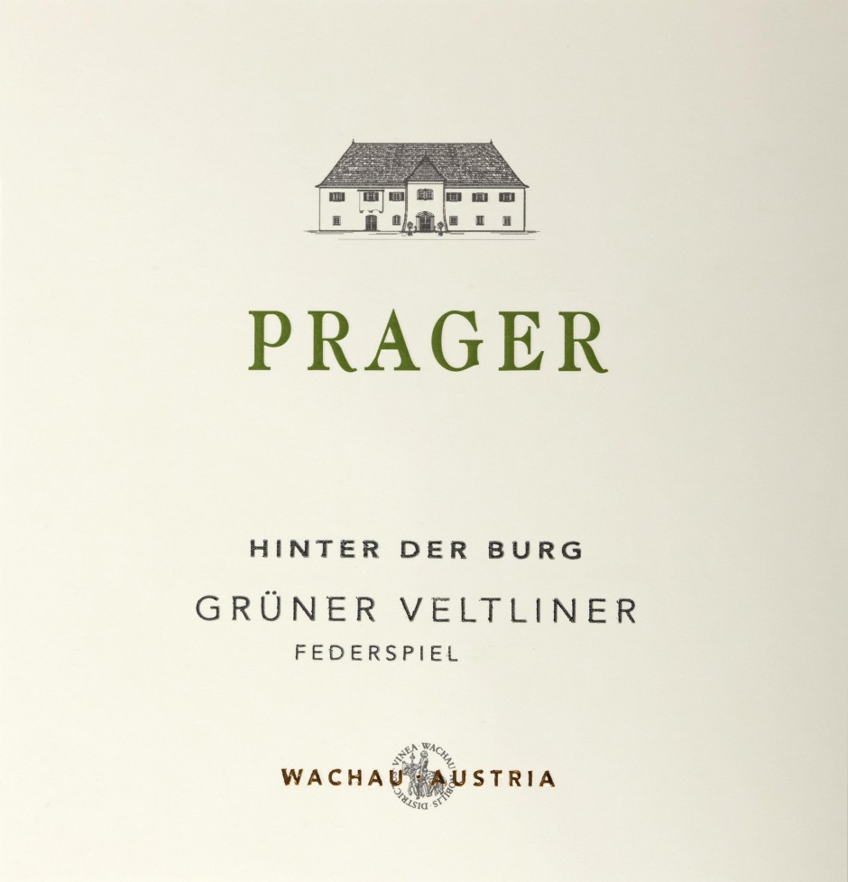 Prager Gruner Veltliner Federspiel Hinter der Burg | Прагер Грюнер Вельтлинер Федершпиль Хинтер дер Бург 750 мл