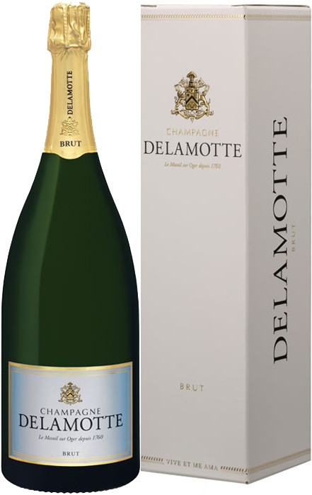 Delamotte Brut Champagne AOC gift box 1.5 л | Деламотт Брют в подарочной коробке 1.5 литра