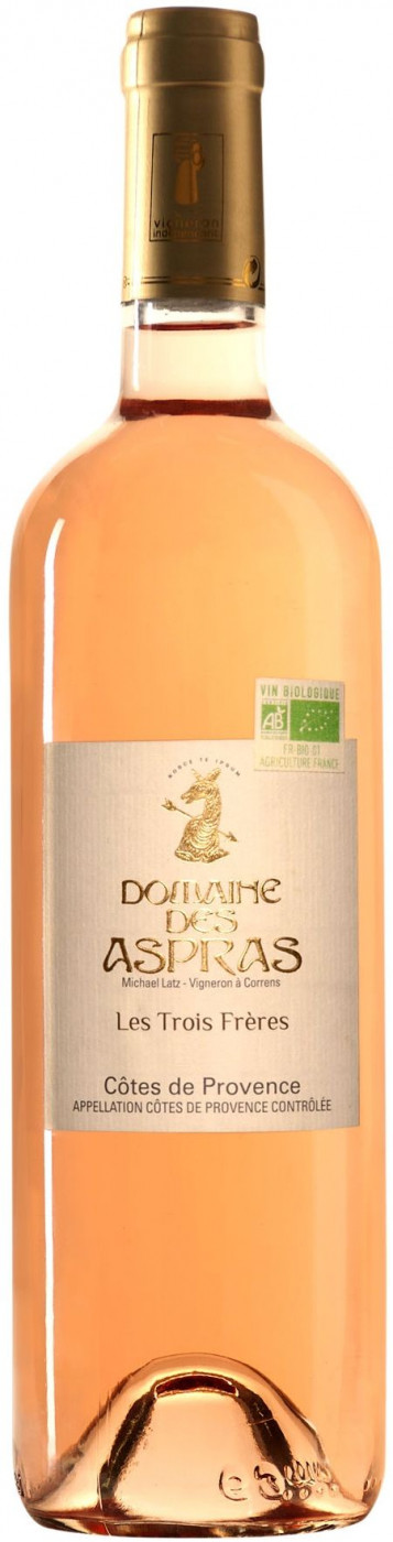 Купить Domaine des Aspras Les Trois Freres Rose Cotes de Provence AOP в Москве