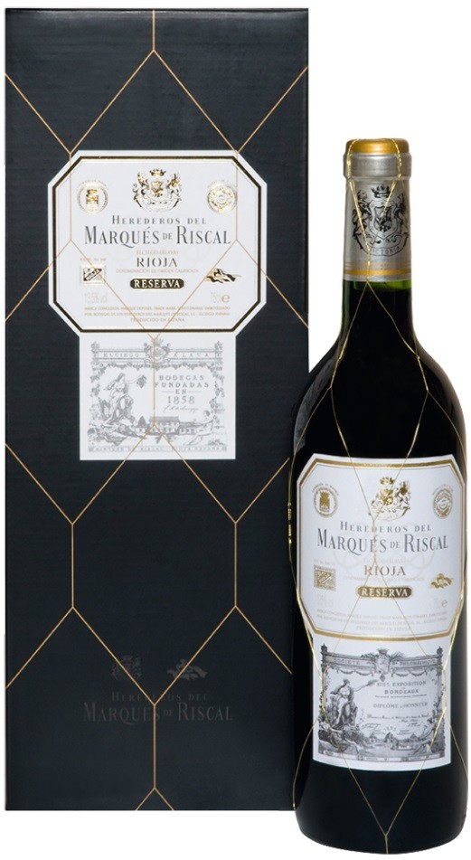 Herederos del Marques de Riscal Reserva Rioja DOC gift box 1.5 л