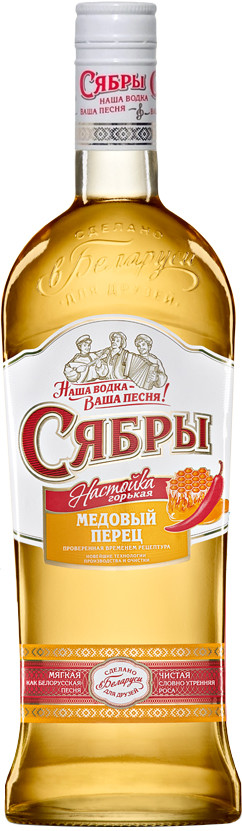 Купить Сябры Медовый перец Настойка горькая в Москве