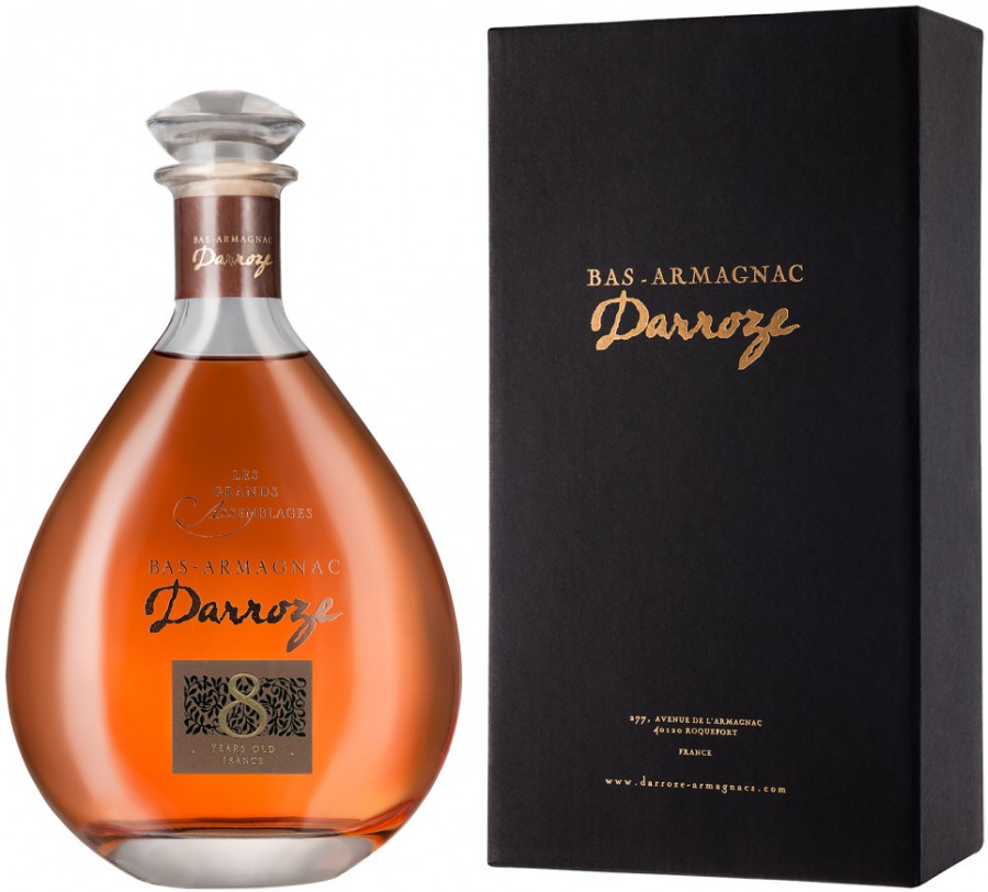 Купить Darroze Les Grands Assemblages 8 ans d age Bas-Armagnac in decanter gift box 0.7 л в Москве