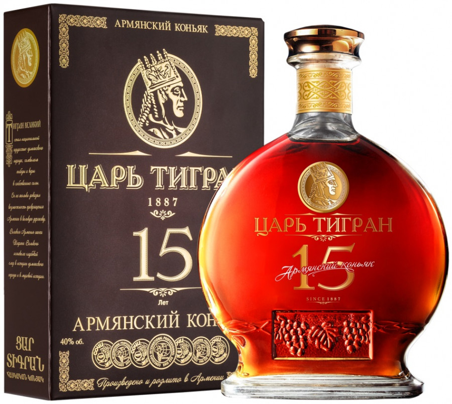 Купить Great Valley Tsar Tigran 15 Years gift box 700 мл в Москве