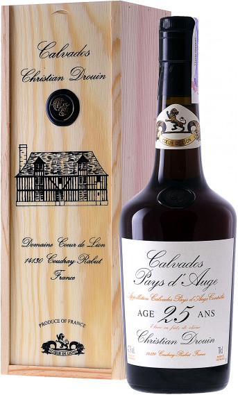 Coeur de Lion Calvados 25 ans, wooden box | Кер де Лион, деревянная п.у.