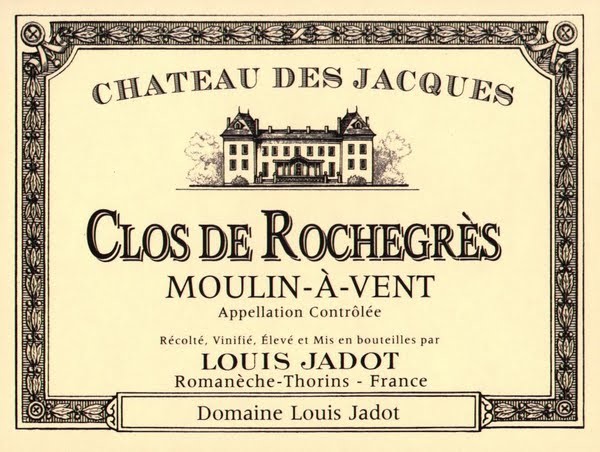Louis Jadot Chateau des Jacques Clos de Rochegres Moulin-a-Vent AOC | Шато де Жак Кло де Рошегре