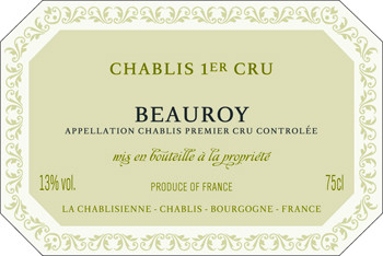 La Chablisienne Chablis Premier Cru AOC Beauroy