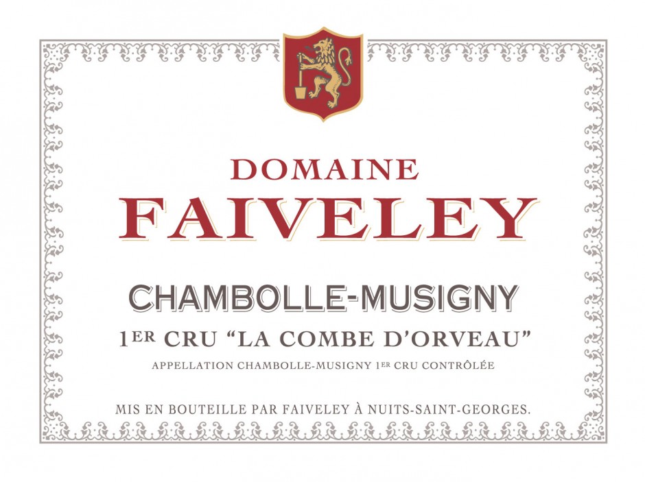Faiveley Chambolle-Musigny 1-er Cru La Combe D Orveau