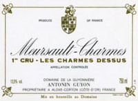 Купить Meursault-Charmes 1-er Cru AOC Les Charmes Dessus в Москве
