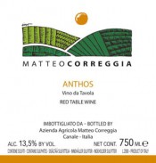 Купить Matteo Correggia Anthos Vino da Tavola в Москве