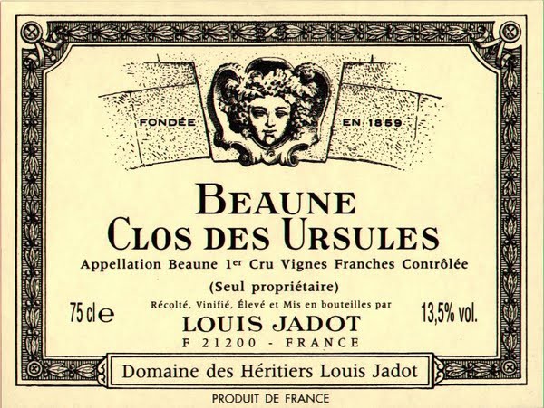 Купить Louis Jadot Beaune Premier Cru Clos des Ursules AOC в Москве