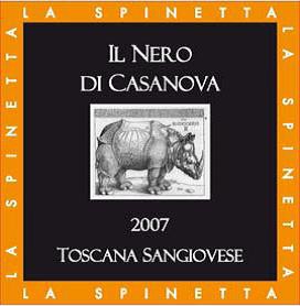 Купить La Spinetta Sangiovese Il Nero Di Casanova Toscana IGT 375 мл в Москве