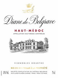 Diane de Belgrave Haut-Medoc AOC | Диан де Бельграв 750 мл