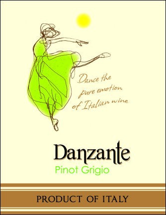 Danzante, Pinot Grigio, Delle Venezie | Данзанте, Пино Гриджио, Делле Венеция