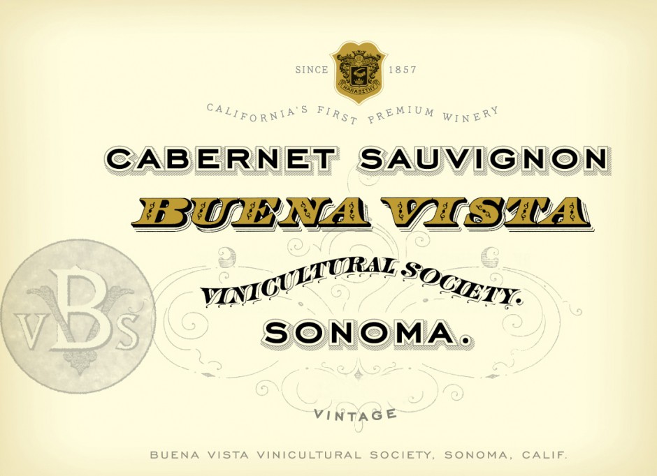 Buena Vista, Sonoma, Cabernet Sauvignon | Буэна Виста, Сонома, Каберне Совиньон