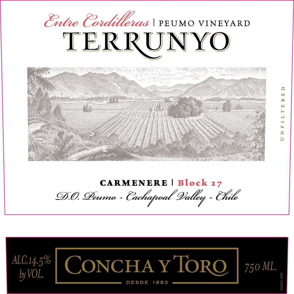 Concha y Toro Terrunyo Carmenere | Терруньо Карменере 750 мл