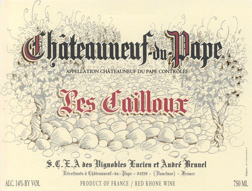 Купить Vignobles Lucien et Andre Brunel Les Cailloux Chateauneuf-du-Pape в Москве