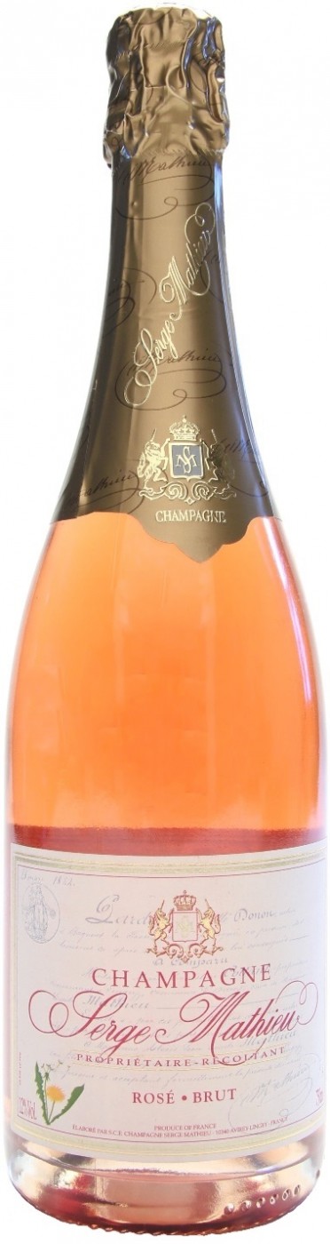Champagne Serge Mathieu, Brut, Rose | Шампань Серж Матье, Брют, Розе