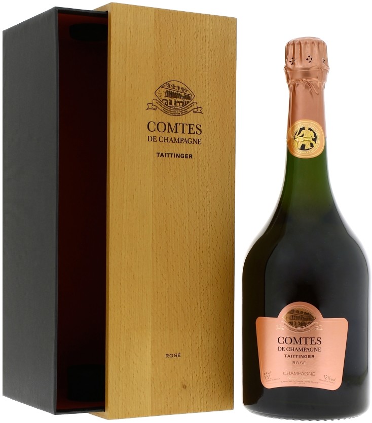 Taittinger, Comtes de Champagne, Rose, gift box | Тэтенжэ, Комт де Шампань, Розе, п.у.