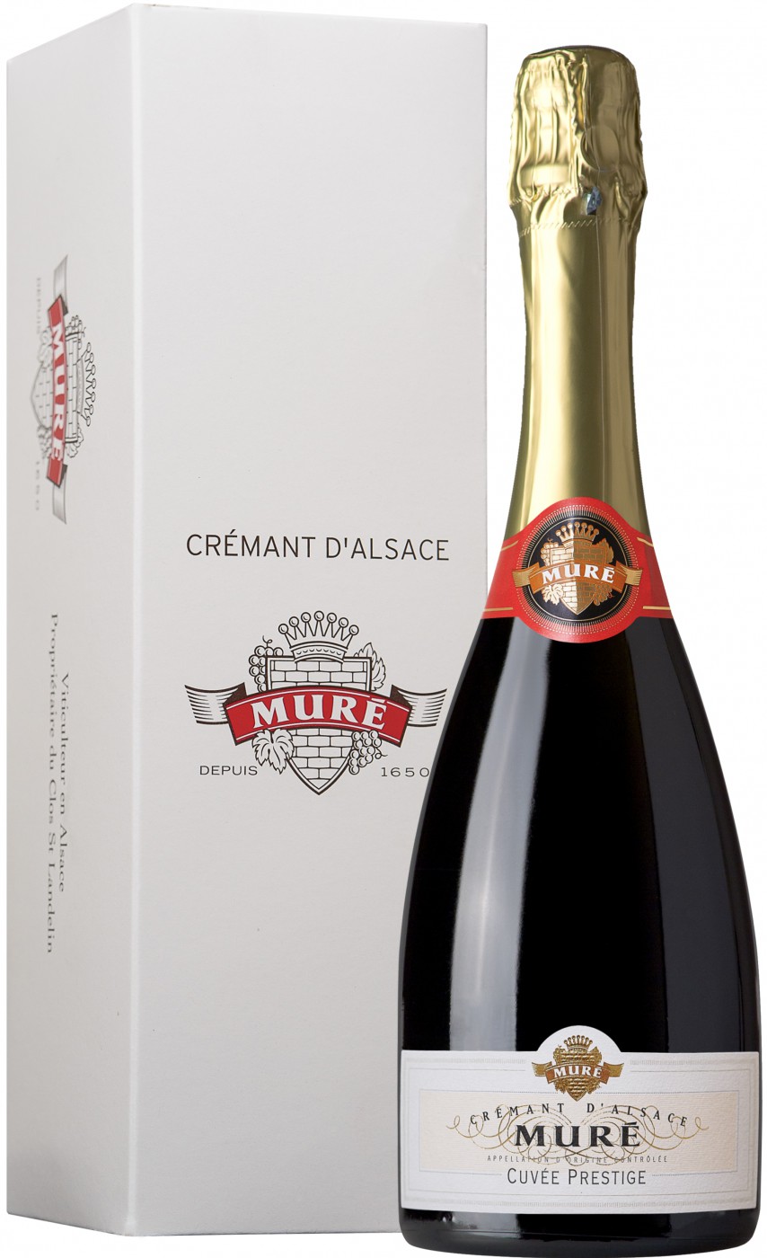 Купить Rene Mure Cremant d`Alsace Cuvee Prestige Brut gift box в Москве