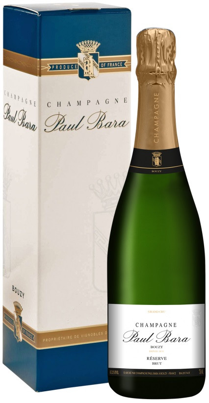 Купить Paul Bara Brut Reserve Grand Cru Champagne AOC gift box в Москве