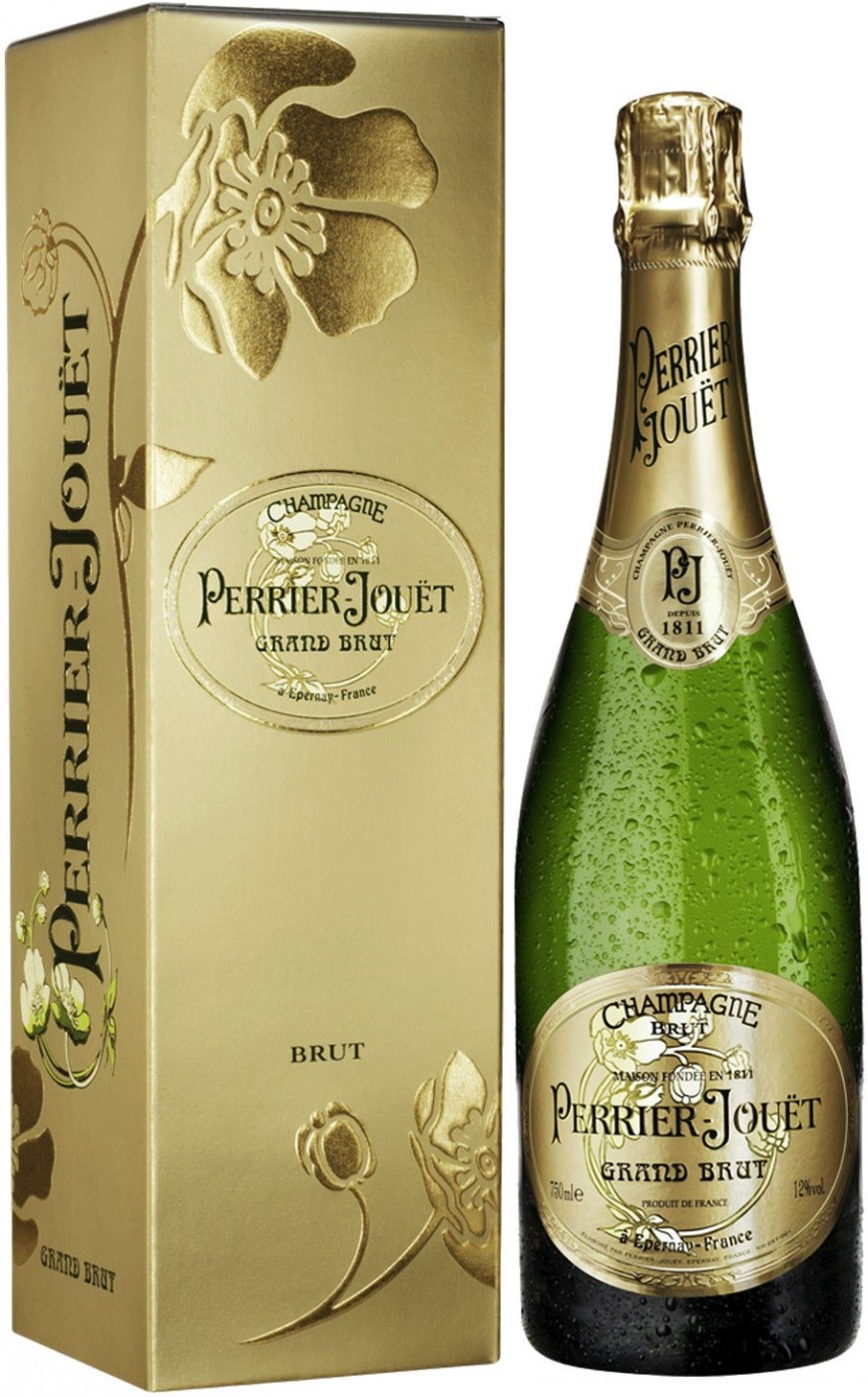 Купить Perrier-Jouet Grand Brut Champagne gift box в Москве