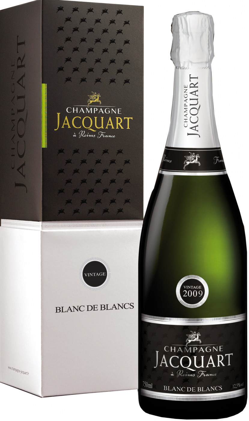 Jacquart, Blanc de Blancs, Vintage 2009, Champagne, gift box
