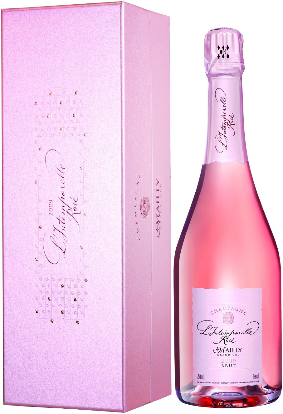 Mailly Grand Cru, L`Intemporelle Rose Brut, Champagne, gift box