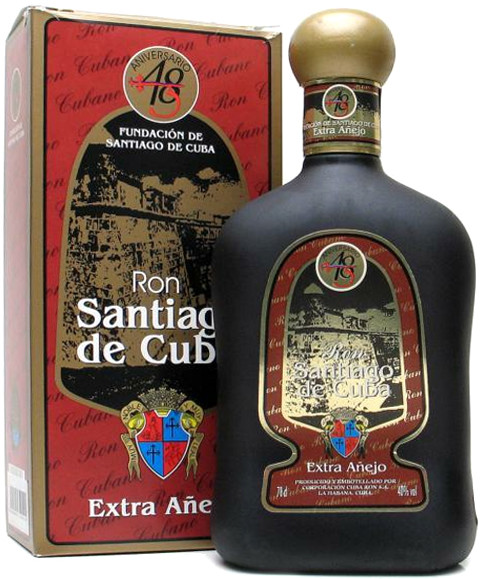 Купить Santiago de Cuba Extra Anejo 20 years old gift box 700 мл в Москве