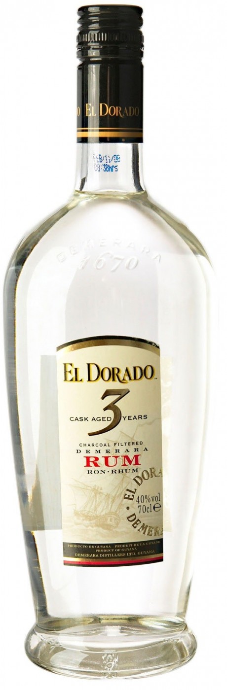 El Dorado 3 Years Old Cask Aged gift tube with glass 700 мл | Эль Дорадо Каск Эйдж 3-летний в подарочной тубе со стаканом 700 мл