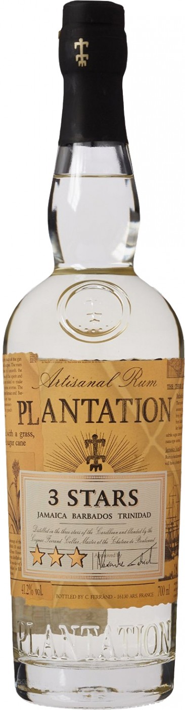 Plantation, 3 Stars, White Rum | Плантейшн, Три Звезды, Белый ром