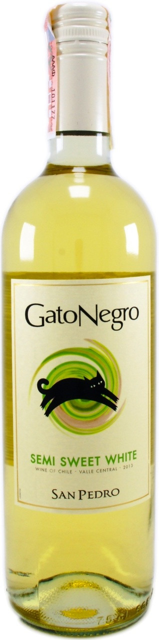 San Pedro Gato Negro Semi-Sweet White | Гато Негро белое полусладкое 750 мл