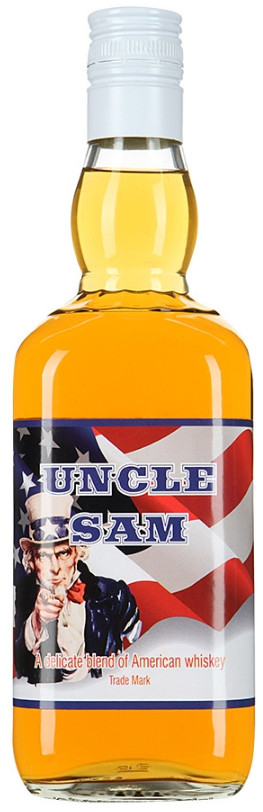 Uncle Sam Blended American Whisky 0.7 л | Дядя Сэм Купажированный Американский Виски 700 мл