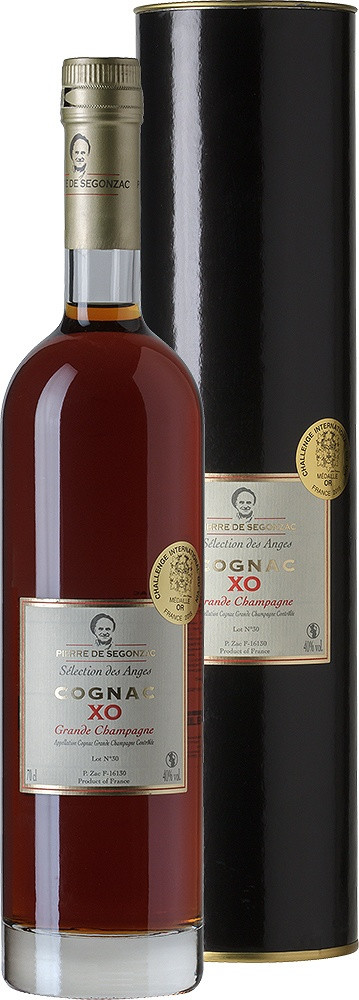 Pierre de Segonzac Cognac Grande Champagne XO Selection des Anges | Пьер де Сегонзак Селексьон дез Анж ХО Гранд Шампань в тубе 700 мл