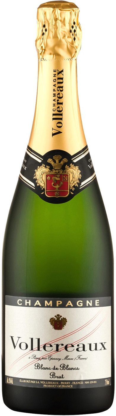 Vollereaux, Blanc de Blancs, Brut, Champagne | Воллеро, Блан де Блан, Брют, Шампань