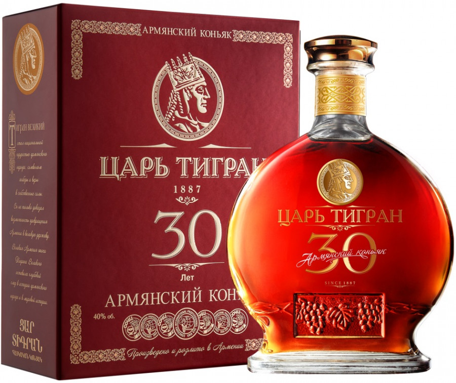 Купить Great Valley Tsar Tigran 30 Years gift box 700 мл в Москве