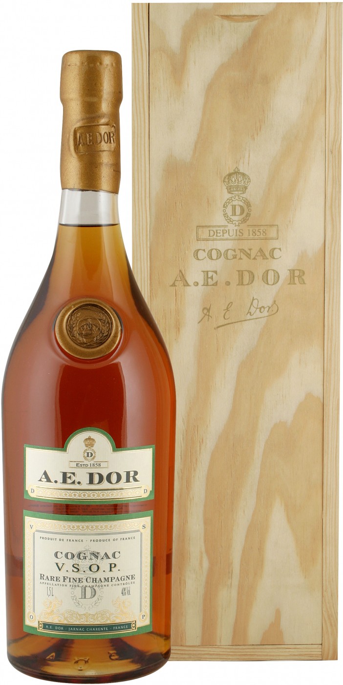 Купить A.E. Dor, VSOP, Rare Fine Champagne, wooden box в Москве