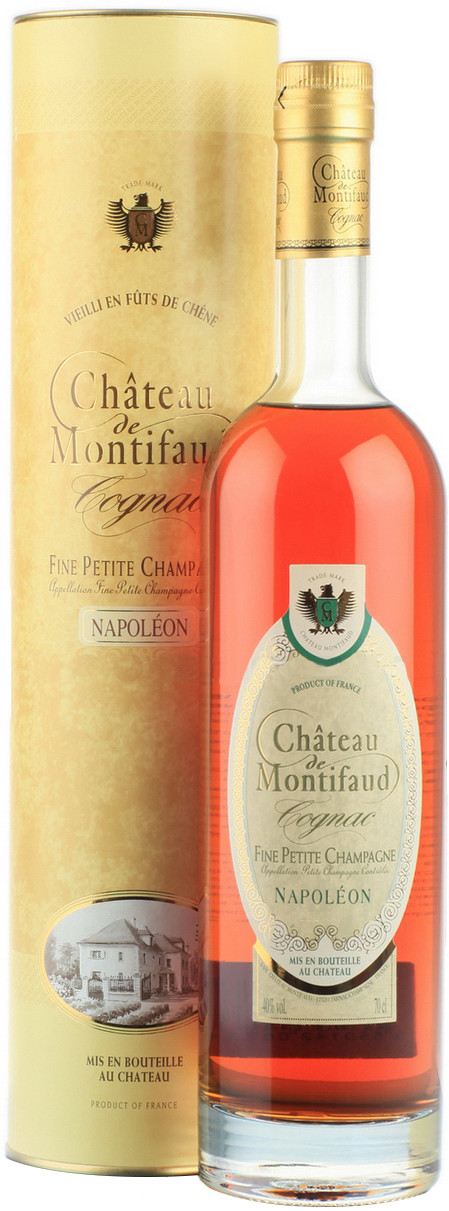 Chateau de Montifaud, Napoleon, Fine Petite Champagne, in tube | Шато де Монтифо, Наполеон, Фин Пти Шампань, в тубе