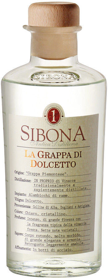 Sibona La Grappa di Dolcetto 0.5 л | Сибона Ла Граппа ди Дольчетто 500 мл